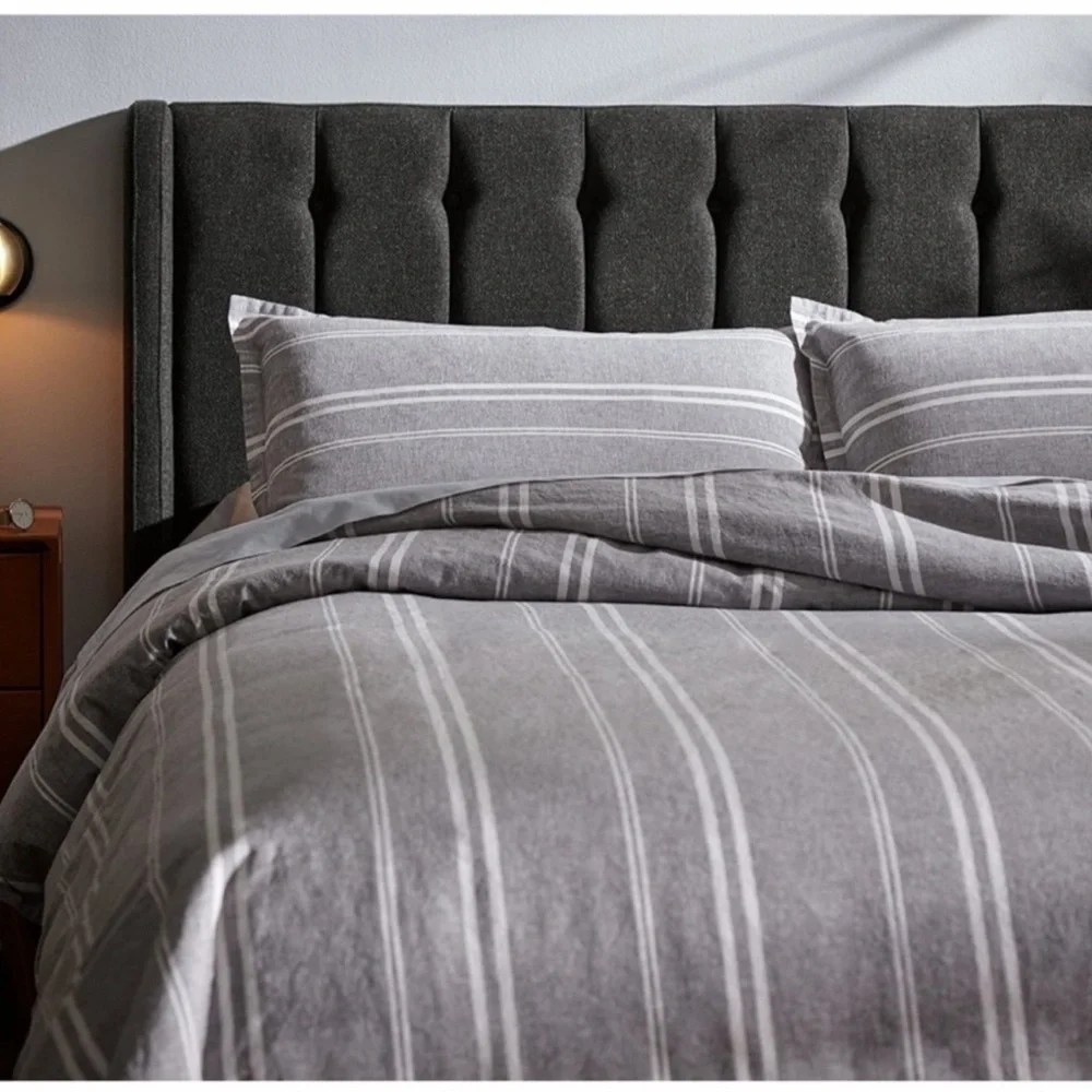 Rivet Maxwell stripe full/queen duvet set❤️❤️❤️❤️
